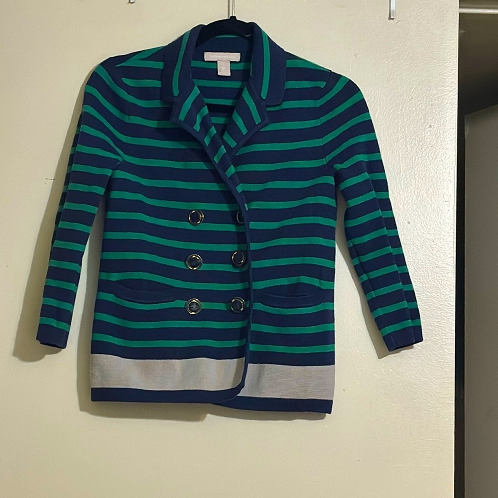 Banana Republic striped blazer